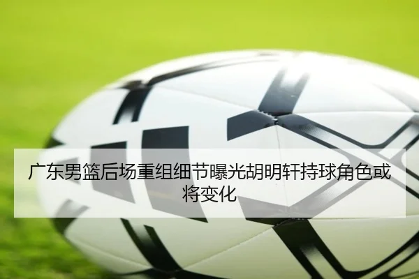 广东男篮后场重组细节曝光胡明轩持球角色或将变化